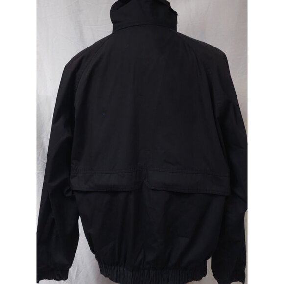 Vtg Turning Point CAT Mens XXL Black Zip Snap Caterpillar Lined Work Jacket Coat - Picture 6 of 14